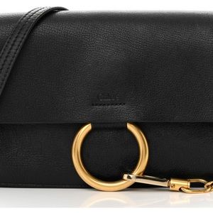 CHLOE
Goatskin Small Faye Shoulder Bag Black - crossbody